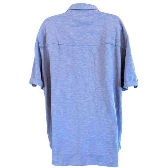 PAIGE JEANS Brayden Riverside Morning Short Sleeved Shirt NWT Size XXL - Picture 6 of 10